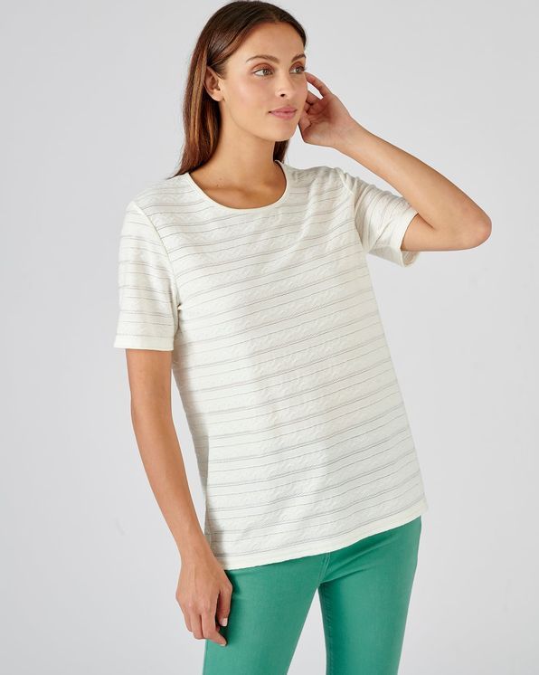 T-shirt jacquardtricot
