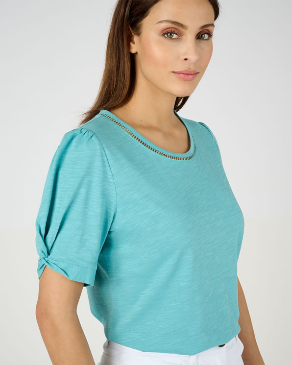 T-shirt tropical coton modal