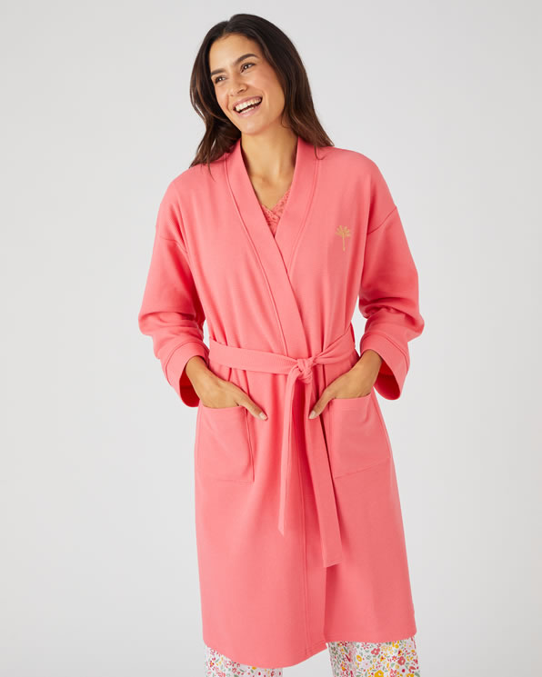 Robe de chambre maille gaufree Peignoirs Damart Belgique