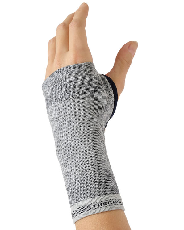 Set van 2 rondgebreide polsbeschermers Thermolactyl®