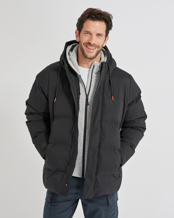 Thermolactyl donsjack met capuchon voor heren