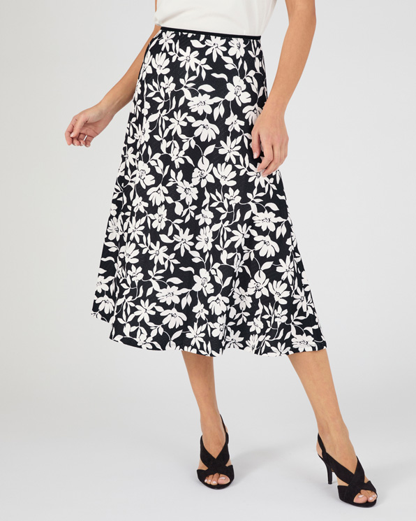 Rok pull-on tweekleurig