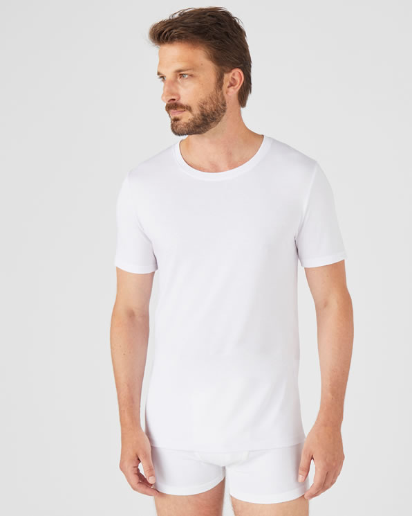 T-shirt col rond Maille jersey Lyocell Climatyl