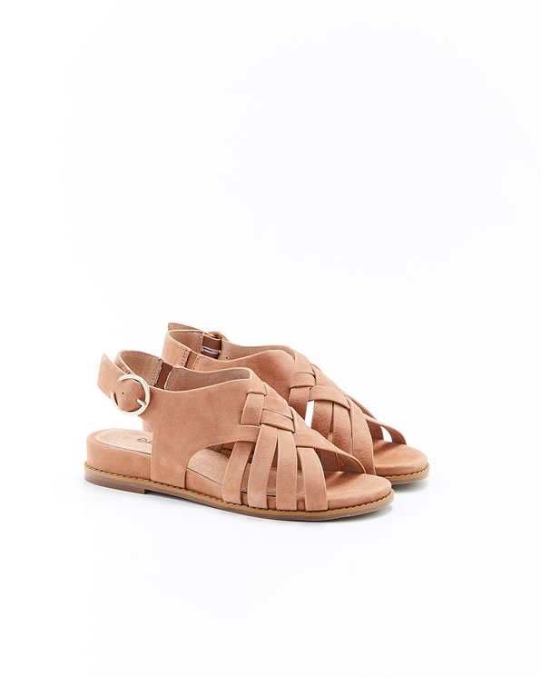 Sandales multibrides croisées
