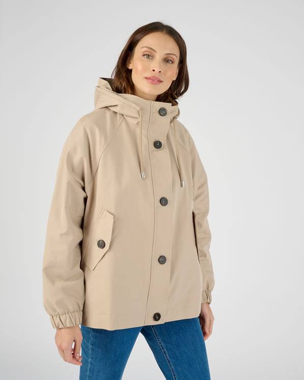 Parka courte coton melange Manteaux vestes Damart Belgique
