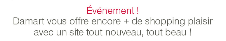 Evénement ! Damart vous offre encore + de shopping plaisir avec un site tout nouveau, tout beau !