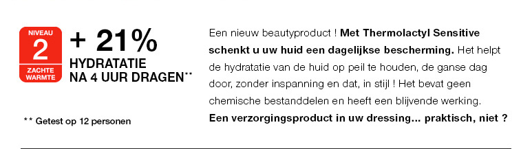 +21% hydratatie na 4 uur dragen