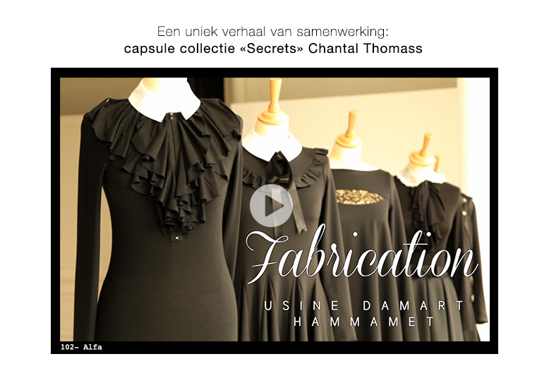 Een uniek verhaal van samenwerking : capsule collectie "Secret" Chantal Thomass