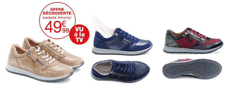 VU A LA TV ! Offre découverte : baskets Amortyl à 49€99