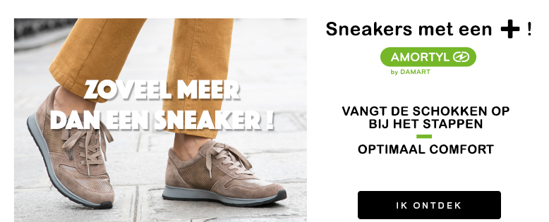 AMORTYL - sneakers met een + : VANGT DE SCHOKKEN, OP BIJ HET STAPPEN, OPTIMAAL COMFORT - Ik ontdek