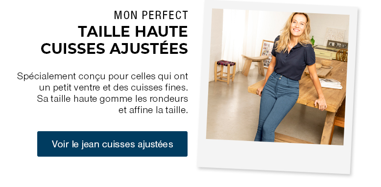 Voir le jean cuisses ajustées
