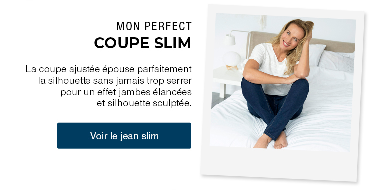 Voir le jean coupe slim