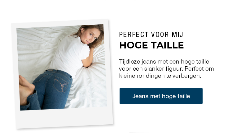 Jeans met hoge taille
