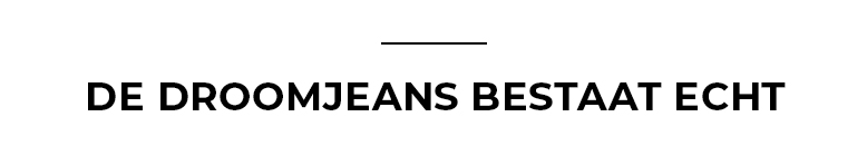 DE DROOMJEANS BESTAAT ECHT