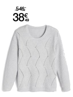 Pull maille recyclée Thermolactyl®